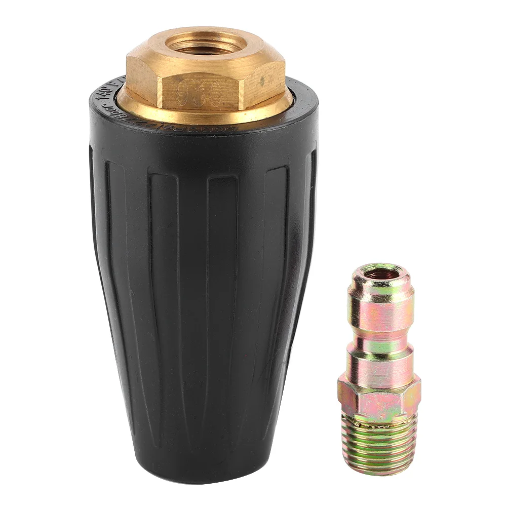 High Pressure Washer Turbo Nozzle 3600PSI 1/4in Rotating Spray Tip Quick Connect Cleaning Tool(2.5 GPM )
High Pressure Washer Turbo Nozzle 3600PSI 1/4in Rotating Spray Tip Quick Connect Cleaning Tool(2.5 GPM )