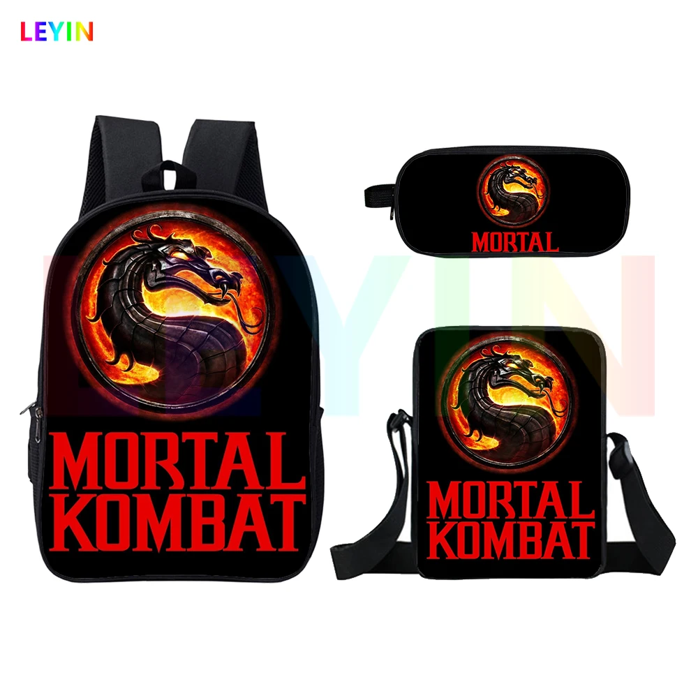 2021 Mortal Kombat 3D Backpacks Boys Girls Harajuku Fashion Casual Schoolbag Women Men Travel Bag Children Mochila Game Penbag
2021 Mortal Kombat 3D Backpacks Boys Girls Harajuku Fashion Casual Schoolbag Women Men Travel Bag Children Mochila Game Penbag