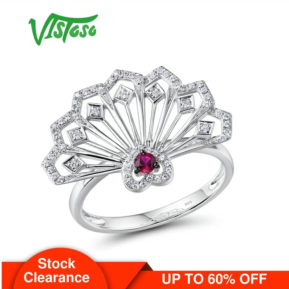 VISTOSO Gold Rings For Women Genuine 14K 585 White Gold Ring Fancy Ruby Sparkling Diamond Engagement Anniversary Fine Jewelry
VISTOSO Gold Rings For Women Genuine 14K 585 White Gold Ring Fancy Ruby Sparkling Diamond Engagement Anniversary Fine Jewelry