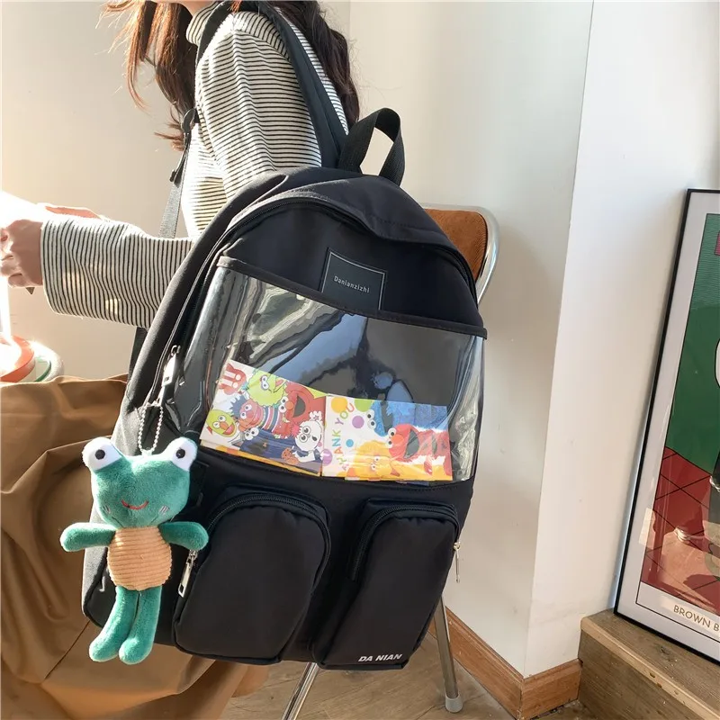 2021 Small Fresh And Cute Street Women's Backpack Nylon Large-capacity Waterproof And Wear-resistant Travel Bags
2021 Small Fresh And Cute Street Women's Backpack Nylon Large-capacity Waterproof And Wear-resistant Travel Bags