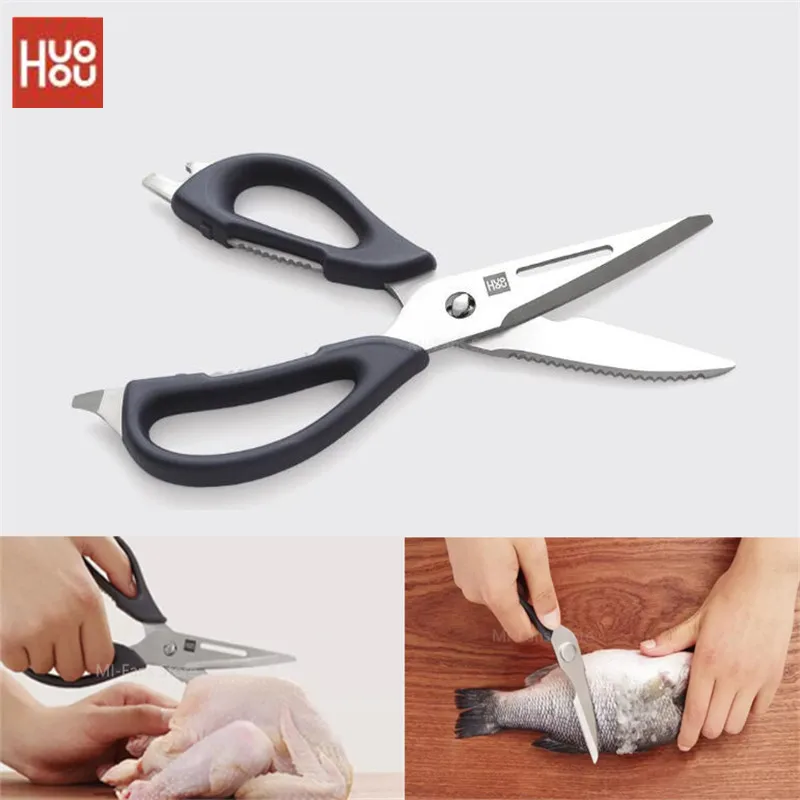 HuoHou Multifunctional Kitchen Scissor Detachable Vegetable Meat Scissors Nutcracker Bottle Opener Bone Cutter Shear Cut Poult
HuoHou Multifunctional Kitchen Scissor Detachable Vegetable Meat Scissors Nutcracker Bottle Opener Bone Cutter Shear Cut Poult