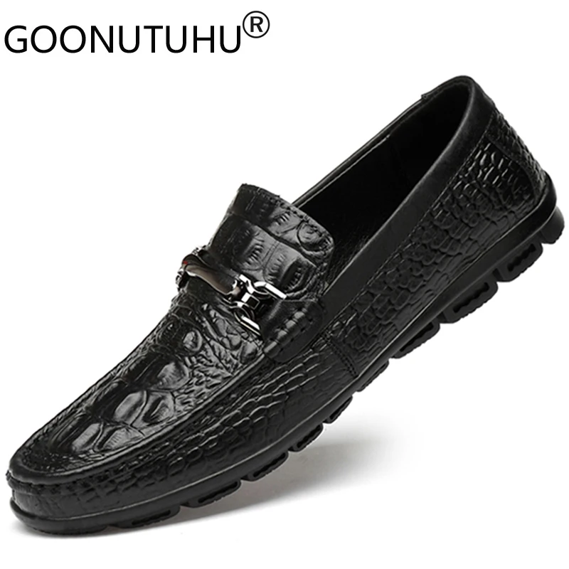 Fashion Men's Shoes Casual Genuine Leather Cow Loafers Man Classics Solid Black Slip On Shoe Male Driving Shoes For Men Hot Sale
Fashion Men's Shoes Casual Genuine Leather Cow Loafers Man Classics Solid Black Slip On Shoe Male Driving Shoes For Men Hot Sale