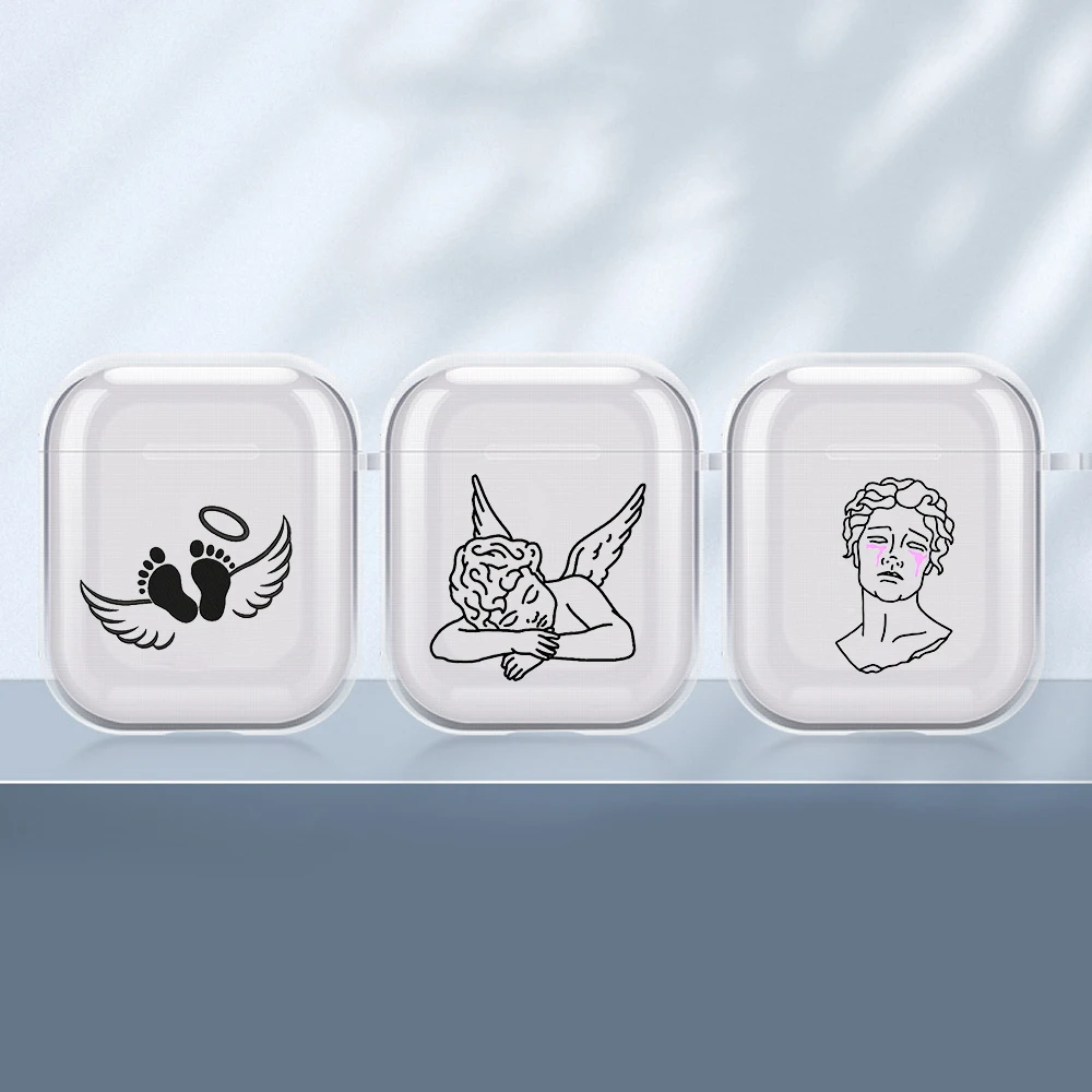 Abstract Angel Baby Cute Earphone Case for Apple AirPods Case Transparent Protective Cover for Airpods Accessories Charging Box
Abstract Angel Baby Cute Earphone Case for Apple AirPods Case Transparent Protective Cover for Airpods Accessories Charging Box