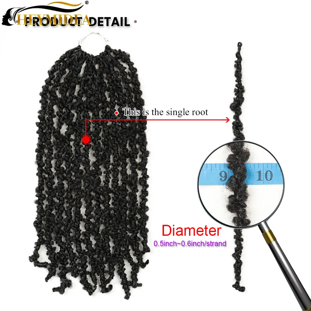 12Inch Butter Short Fly Bob Distressed Faux Loc Crochet Braids Synthetic Hair Extensions Handmade For Black Women HeyMidea
12Inch Butter Short Fly Bob Distressed Faux Loc Crochet Braids Synthetic Hair Extensions Handmade For Black Women HeyMidea