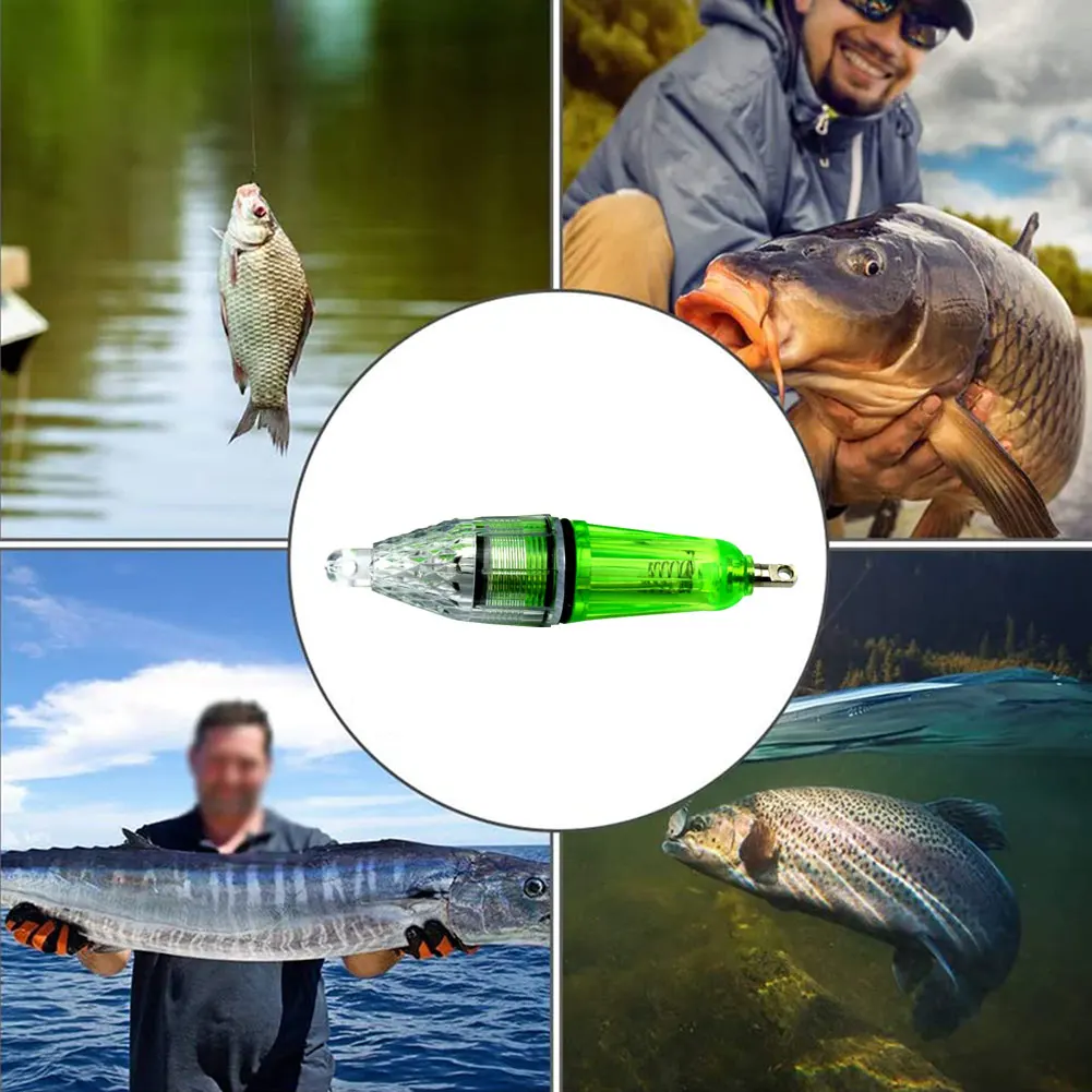 Fish Lure Light LED Underwater Fishing Light Lamp Flashing Bait Lamp for Attract Fish Prawns Squid Krill LED Lamp green 2PCS
Fish Lure Light LED Underwater Fishing Light Lamp Flashing Bait Lamp for Attract Fish Prawns Squid Krill LED Lamp green 2PCS