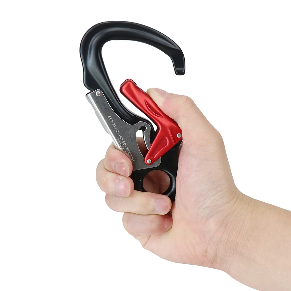 New 35KN Aviation Aluminum Mountaineering Clasp Outdoor Backpacking Climbing Hook Safety Buckle Camping Rock Climbing Buckle Sac
New 35KN Aviation Aluminum Mountaineering Clasp Outdoor Backpacking Climbing Hook Safety Buckle Camping Rock Climbing Buckle Sac