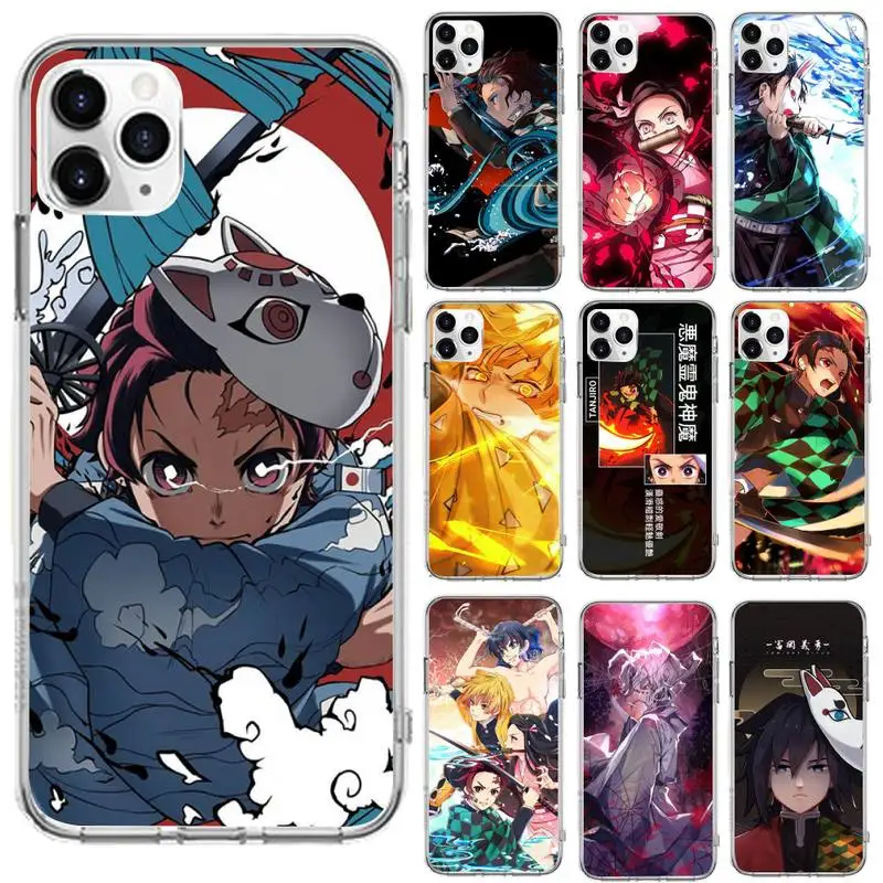 Demon Slayer Anime Funda Phone Case Transparent for iPhone 6 7 8 11 12 s mini pro X XS XR MAX Plus cover funda shell
Demon Slayer Anime Funda Phone Case Transparent for iPhone 6 7 8 11 12 s mini pro X XS XR MAX Plus cover funda shell
