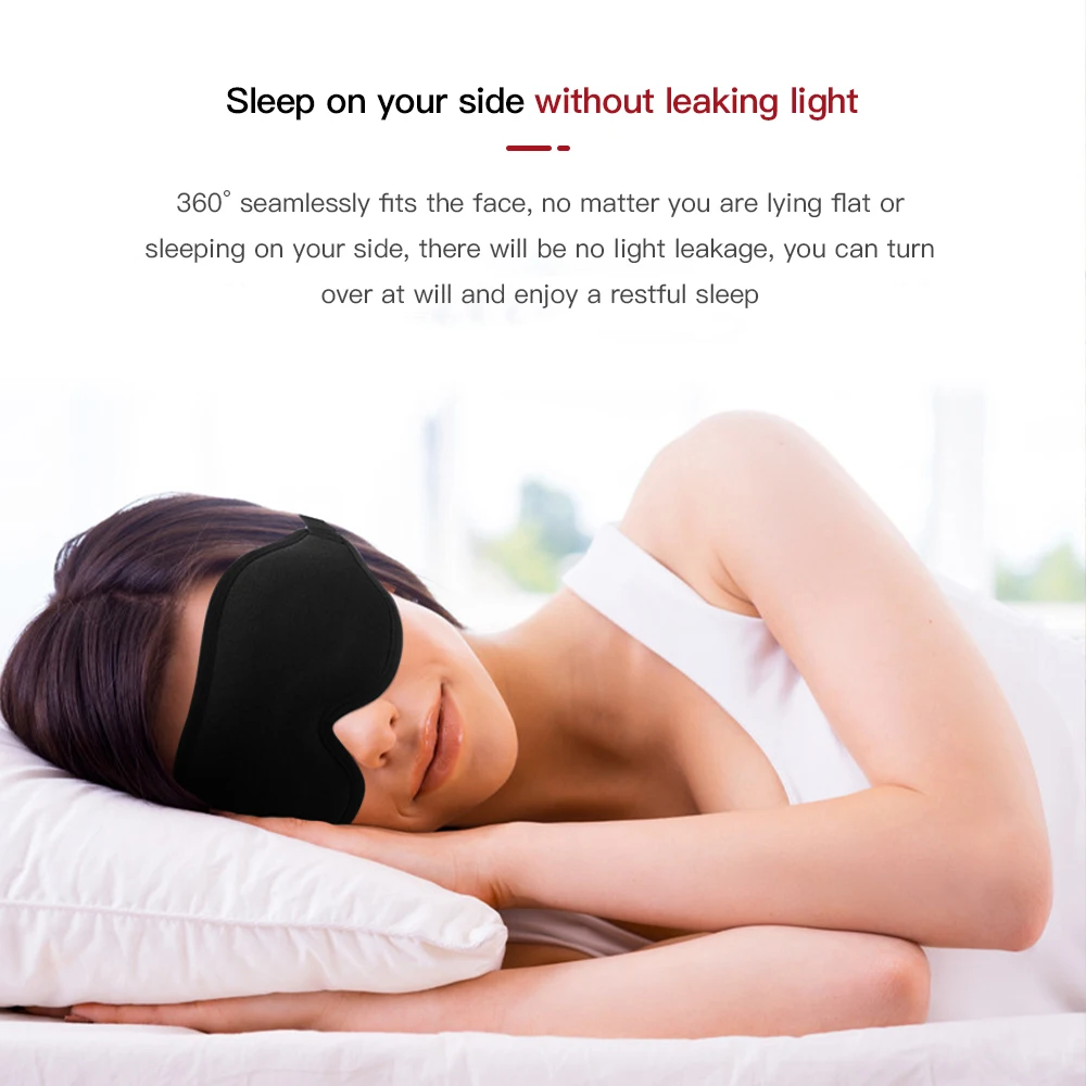 Black Breathable 3D Sleep Mask Shading Three Dimensional Eyeglasses Fatigue Relieving and Nose Integrated Sleep Eye Patches
Black Breathable 3D Sleep Mask Shading Three Dimensional Eyeglasses Fatigue Relieving and Nose Integrated Sleep Eye Patches