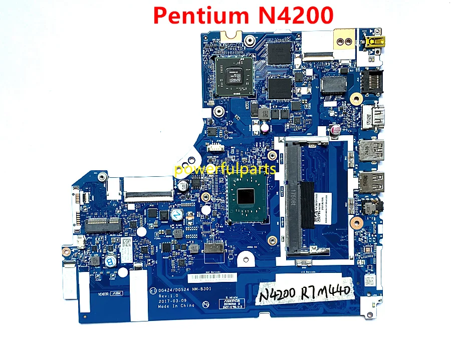 Материнская плата для lenovo 320-15IAP с pentium N4200 cpu DG424 DG524, системная плата 5B20P20639, хорошо протестирована
Материнская плата для lenovo 320-15IAP с pentium N4200 cpu DG424 DG524, системная плата 5B20P20639, хорошо протестирована