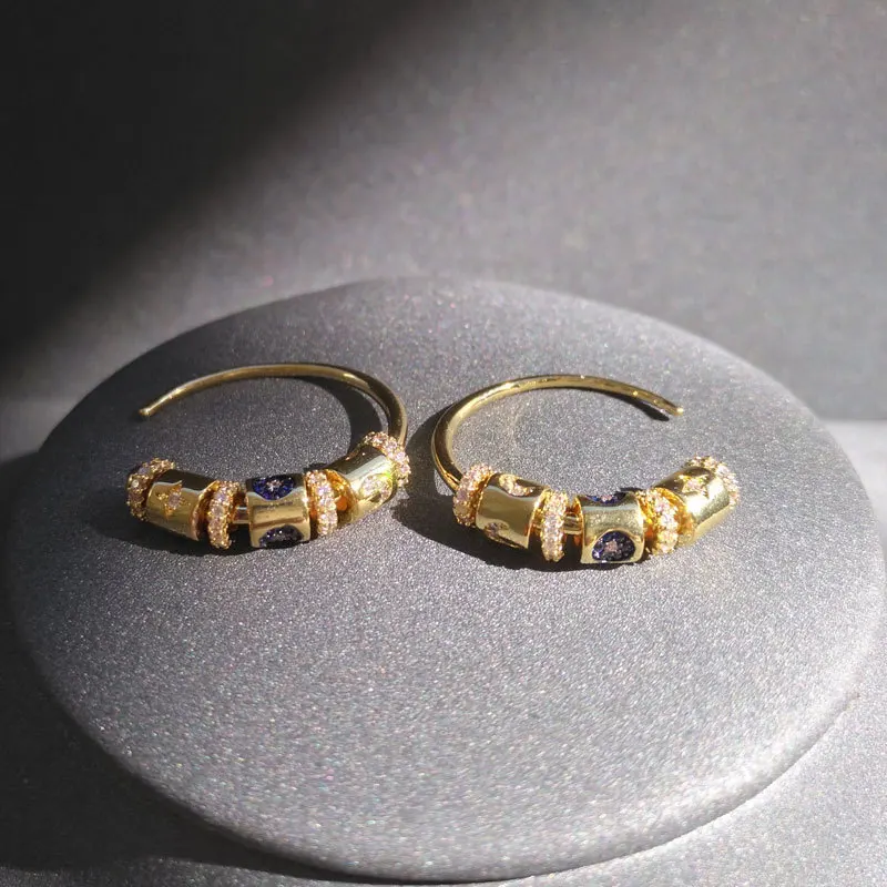 Pendientes de plata de ley 925 с формой de estrella y Luna, joyers con gancho para la oreja, misterioso anillo para mujer
Pendientes de plata de ley 925 с формой de estrella y Luna, joyers con gancho para la oreja, misterioso anillo para mujer