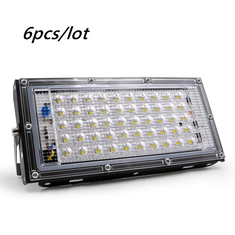 6pcs Outdoor Waterproof IP65 Flood Light LED Spotlight Reflector Floodlights Garden Lighting 50W AC 220V 240V
6pcs Outdoor Waterproof IP65 Flood Light LED Spotlight Reflector Floodlights Garden Lighting 50W AC 220V 240V