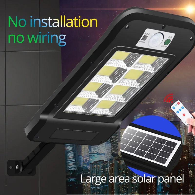 Powerful Solar Light Street Lamp 8COB Induction LED Solar powered Waterproof PIR Motion Big Light for Garden Courtyard BIG Size
Powerful Solar Light Street Lamp 8COB Induction LED Solar powered Waterproof PIR Motion Big Light for Garden Courtyard BIG Size