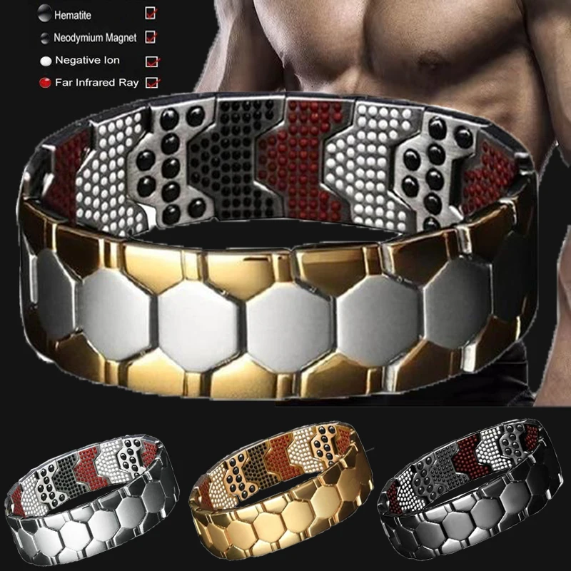 Men's Health Care Bracelets Body Slimming Magnetic Therapy Chain Bracelet for Women Energy Fitness Jewelry Weight Loss Bangles
Men's Health Care Bracelets Body Slimming Magnetic Therapy Chain Bracelet for Women Energy Fitness Jewelry Weight Loss Bangles