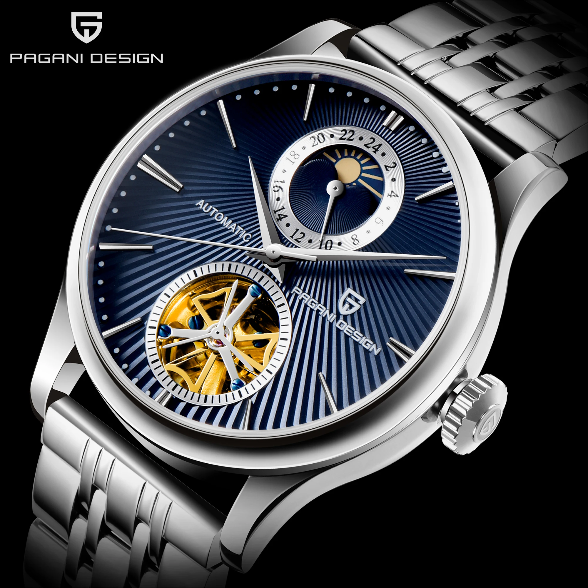 PAGANI DESIGN 2020 New Men Watch Top Brand Waterproof Mechanical Watch relogio masculino Fashion Men Business Automatic Watch
PAGANI DESIGN 2020 New Men Watch Top Brand Waterproof Mechanical Watch relogio masculino Fashion Men Business Automatic Watch