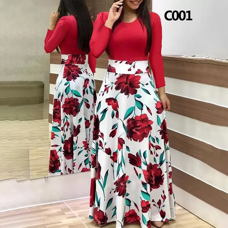 Plus Size Women's Summer Print Stitching Flower Long Banquet Dress 2021 Bodycon Dress Elegant Sexy Woman Super Long Dress
Plus Size Women's Summer Print Stitching Flower Long Banquet Dress 2021 Bodycon Dress Elegant Sexy Woman Super Long Dress