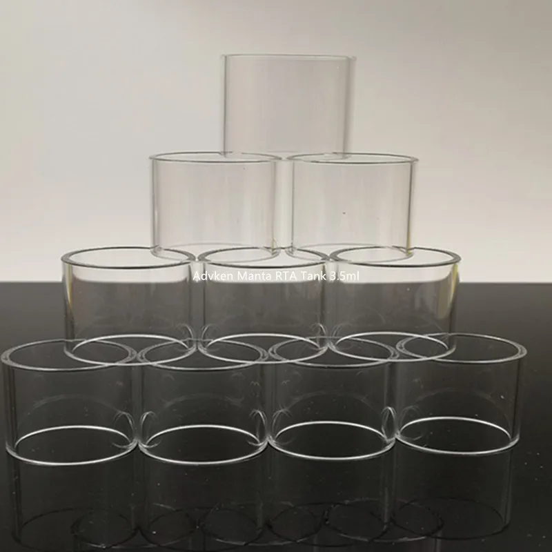 3PCS Advken Manta RTA Tank 3.5ml Glass tube Pyrex Replacement Glass Tube Normal Version/5ml Fatboy Bulb Glass
3PCS Advken Manta RTA Tank 3.5ml Glass tube Pyrex Replacement Glass Tube Normal Version/5ml Fatboy Bulb Glass