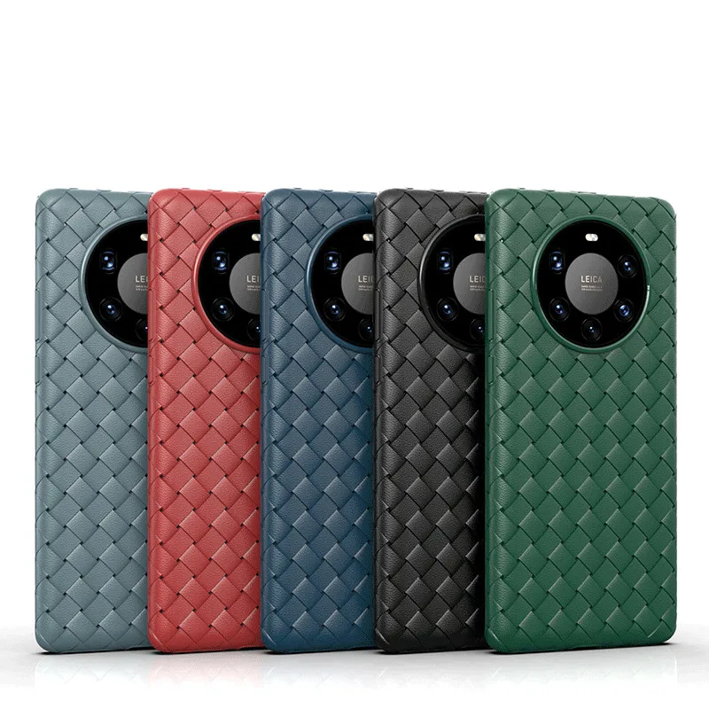 Woven leather shockproof Case for huawei Mate40 Mate30 shell Silicone Soft TPU Iphone shell coque huawei Mate40pro Breathable
Woven leather shockproof Case for huawei Mate40 Mate30 shell Silicone Soft TPU Iphone shell coque huawei Mate40pro Breathable