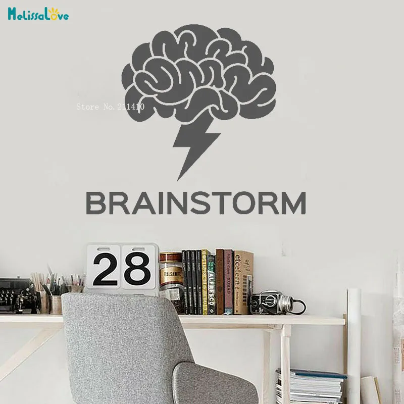 Настенная виниловая наклейка Brainstorm YT2159 для работы в команде | Дом и сад