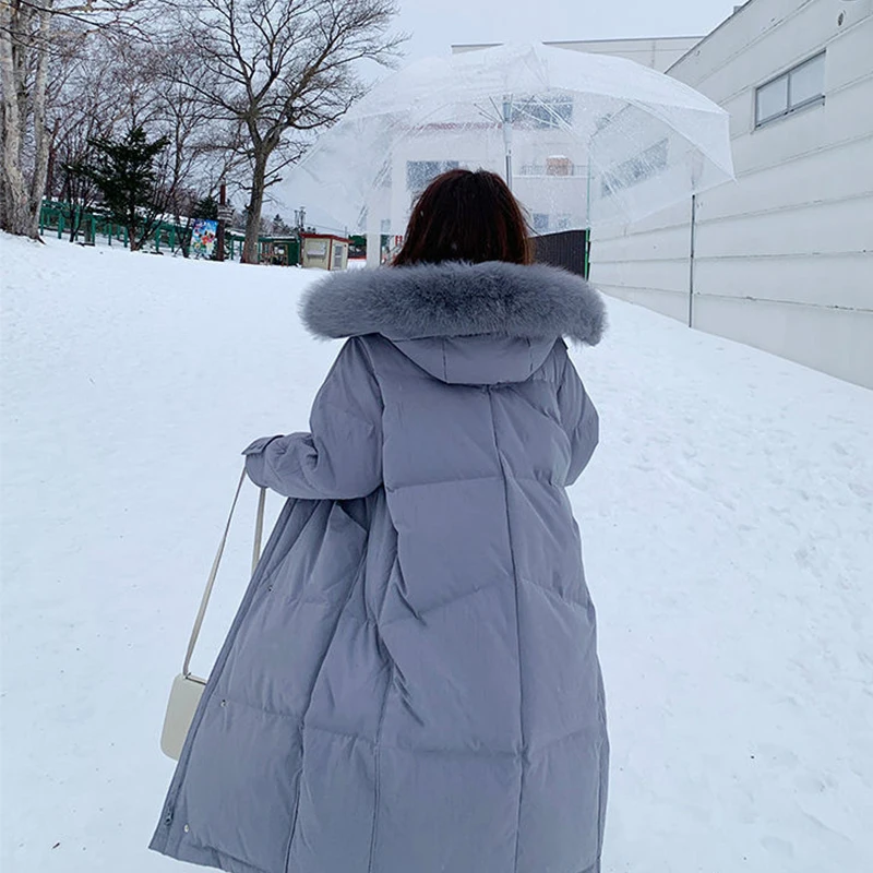 DMLFZMY Women Winter Coats 2020 Fashion Natural Fur Collar Winter 90% White Duck Down Jackets Women Parka Warm Long Overcoat
DMLFZMY Women Winter Coats 2020 Fashion Natural Fur Collar Winter 90% White Duck Down Jackets Women Parka Warm Long Overcoat