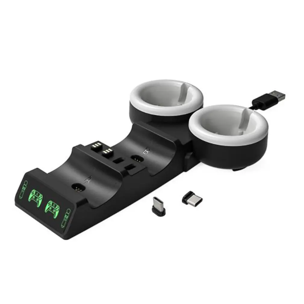 Control Durable Charger USB Charging Station With Conversion Head With Turn Light Low-key Gamepad Bracket
Control Durable Charger USB Charging Station With Conversion Head With Turn Light Low-key Gamepad Bracket