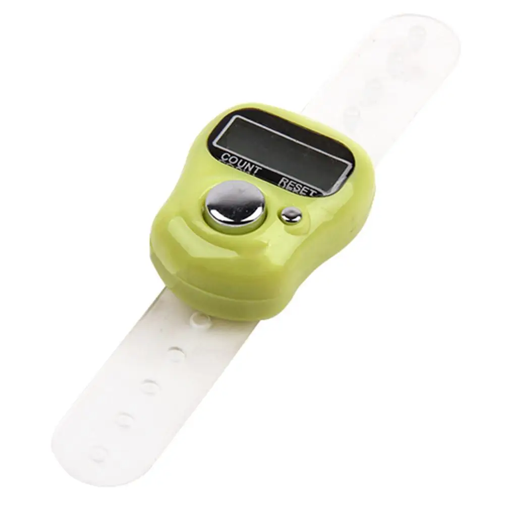 1 PCS Digital LCD Electronic Golf Finger Hand Ring Knitting Row Tally Counter TALLY Pedometer Random Color 1 PCS Digital LCD E
1 PCS Digital LCD Electronic Golf Finger Hand Ring Knitting Row Tally Counter TALLY Pedometer Random Color 1 PCS Digital LCD E