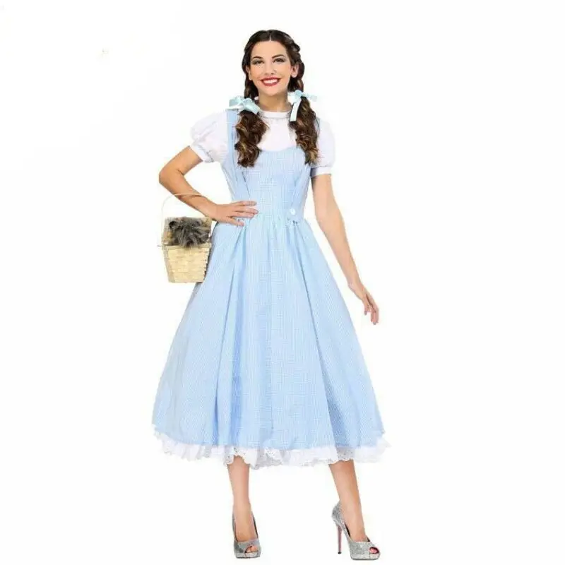 Plus Size European and American Ladies Retro Farm Dress Fairy Tale Fun Uniform Game Maid Uniform
Plus Size European and American Ladies Retro Farm Dress Fairy Tale Fun Uniform Game Maid Uniform