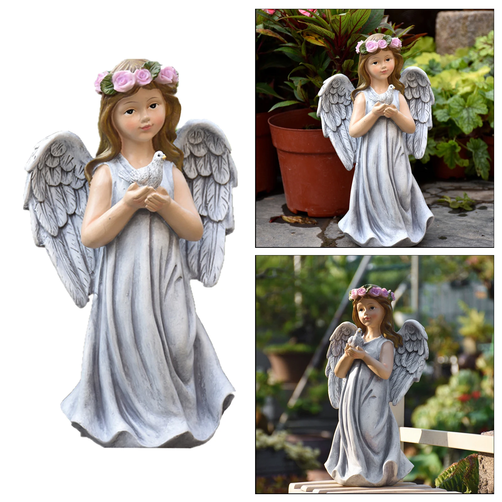 Garden Angel Girl Statues Simulated Angel Garden Decor Scene House Patio Ornaments Resin Adorable Girl Figurine Outdoor Decor
Garden Angel Girl Statues Simulated Angel Garden Decor Scene House Patio Ornaments Resin Adorable Girl Figurine Outdoor Decor