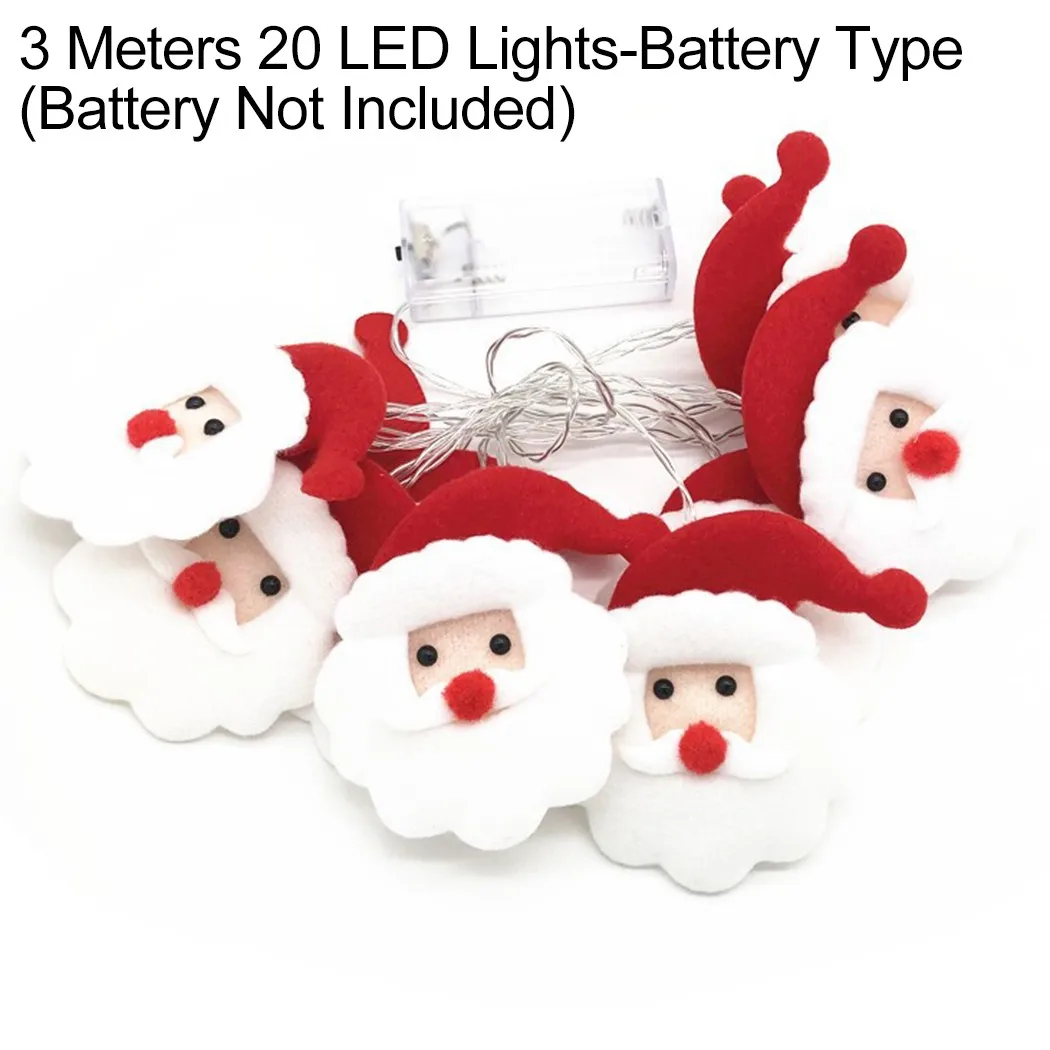 LED Christmas String Light Decorations Santa Snowman Elk Lights Christmas Tree Pendant Ornaments Xmas New Year Home Decor 2022
LED Christmas String Light Decorations Santa Snowman Elk Lights Christmas Tree Pendant Ornaments Xmas New Year Home Decor 2022