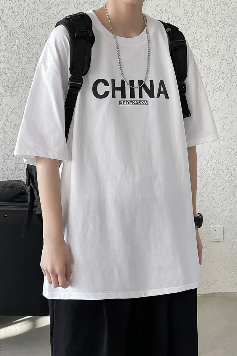 T-shirt 2021 Simple All-match Short-sleeved With Round Neck Solid Color The Letter Leisure College Sport Streetwear Hot Sale
T-shirt 2021 Simple All-match Short-sleeved With Round Neck Solid Color The Letter Leisure College Sport Streetwear Hot Sale
