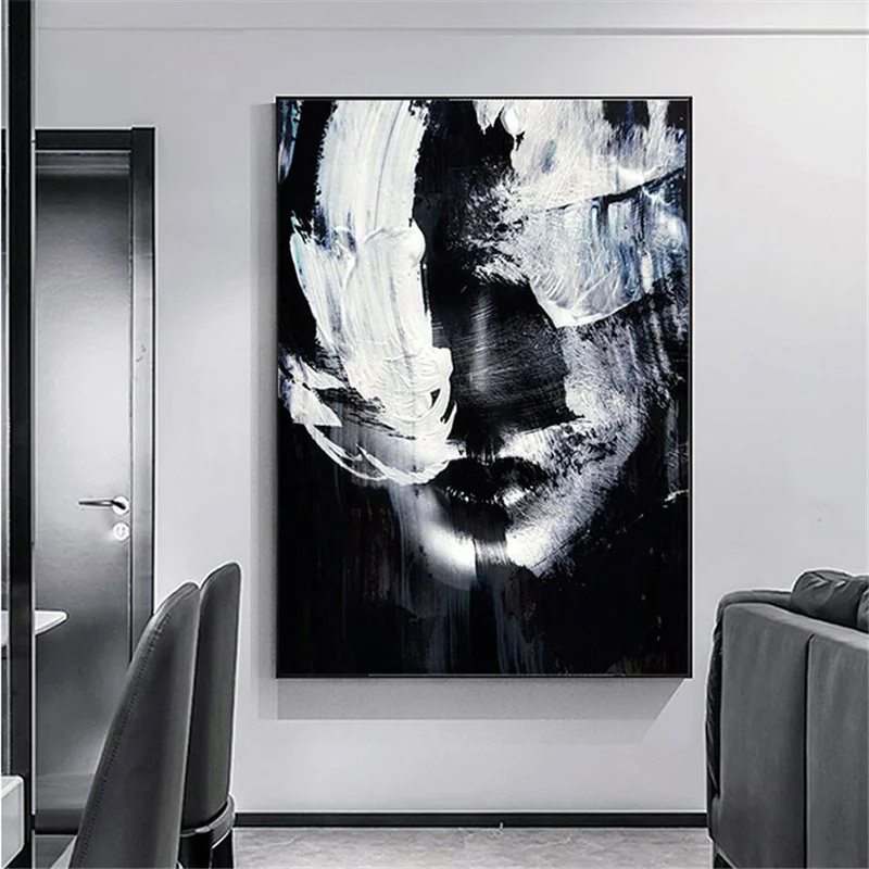 Black White Woman Face Poster Abstract Character Decorative Interior Painting for Room Home Decor Canvas Wall Art Print Picture
Black White Woman Face Poster Abstract Character Decorative Interior Painting for Room Home Decor Canvas Wall Art Print Picture