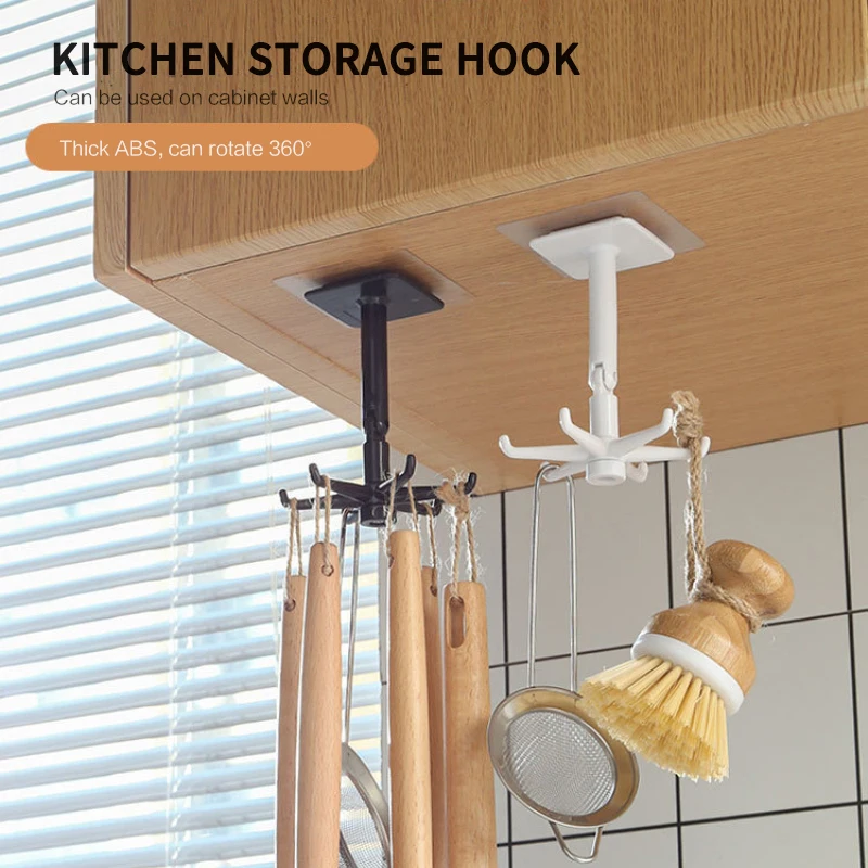 Punch-free Kitchen Hook 360 Degree Rotatable Self Adhesive 6 Hooks Kitchenware Hook Home Wall Hooks Clothes Bag Hanger Rack Hook
Punch-free Kitchen Hook 360 Degree Rotatable Self Adhesive 6 Hooks Kitchenware Hook Home Wall Hooks Clothes Bag Hanger Rack Hook