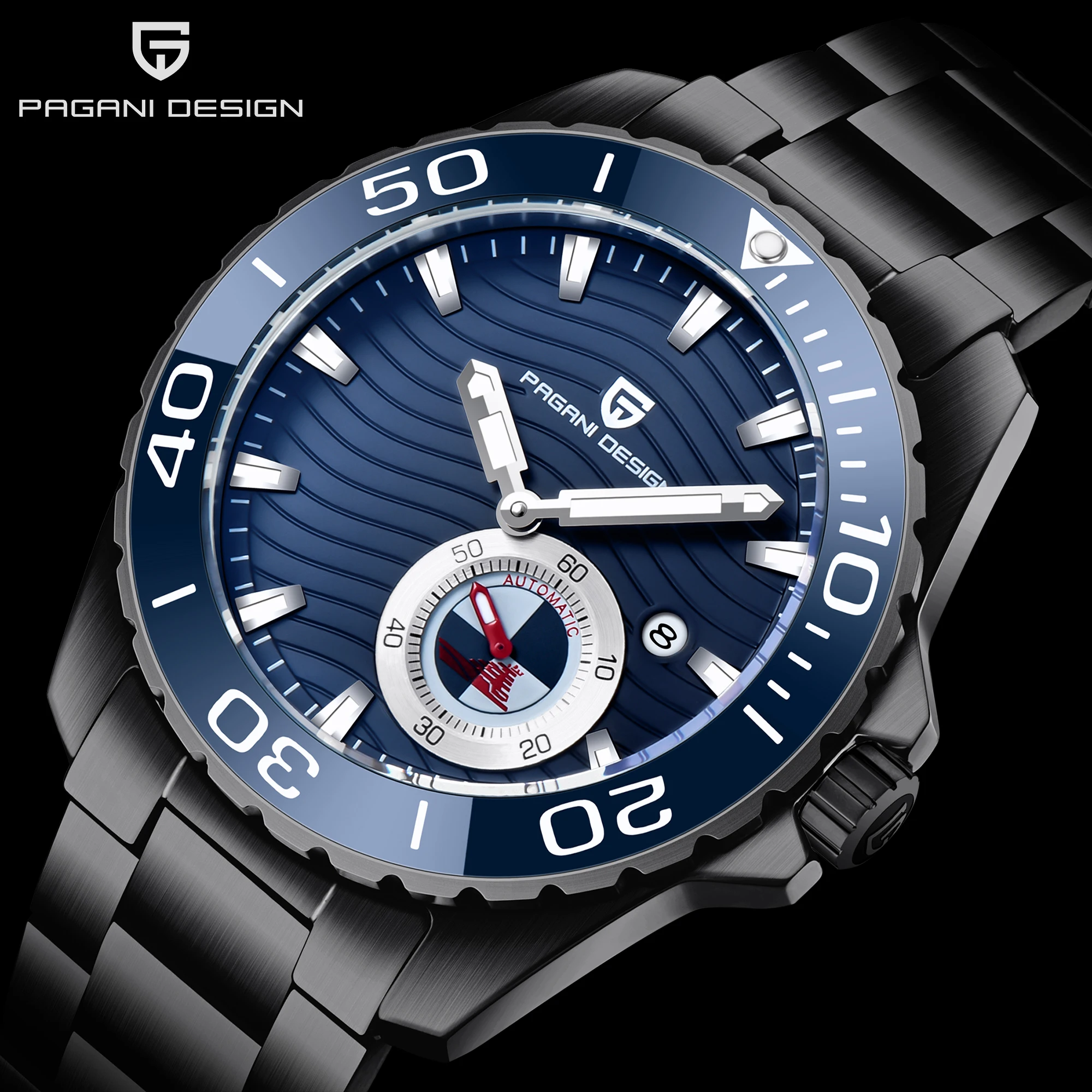 PAGANI Design Brand Mechanical Watch Automatic Luxury Stainless Steel 100M Waterproof Business Wristwatch Men relogio masculino
PAGANI Design Brand Mechanical Watch Automatic Luxury Stainless Steel 100M Waterproof Business Wristwatch Men relogio masculino