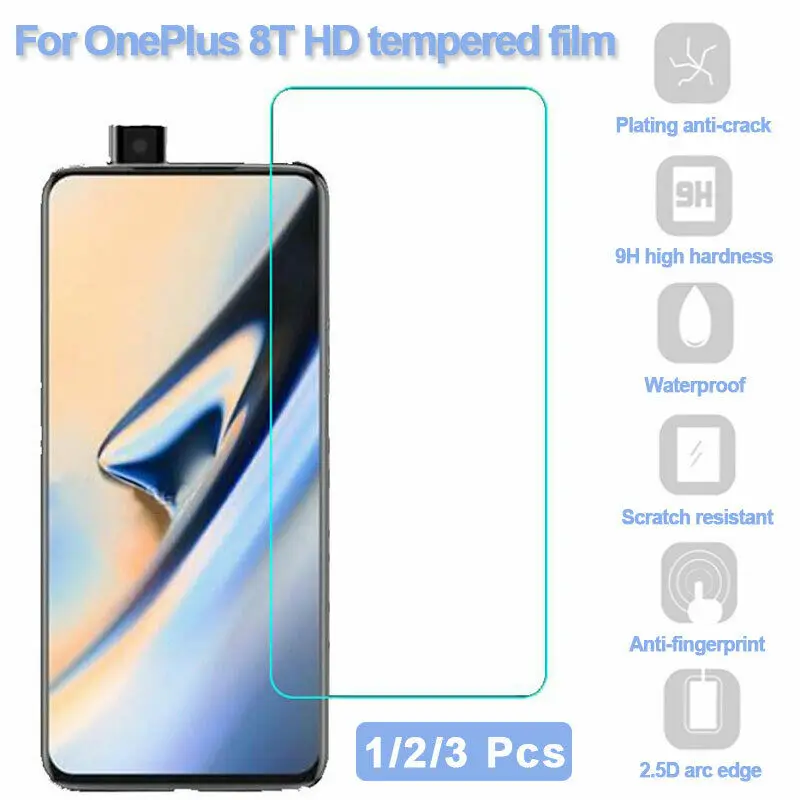 UGI 1-3Pcs Screen Protector For OnePlus 8T Tempered Glass 9H Explosion-proof Anti-fingerprint Protective Glass Mobile Phone
UGI 1-3Pcs Screen Protector For OnePlus 8T Tempered Glass 9H Explosion-proof Anti-fingerprint Protective Glass Mobile Phone