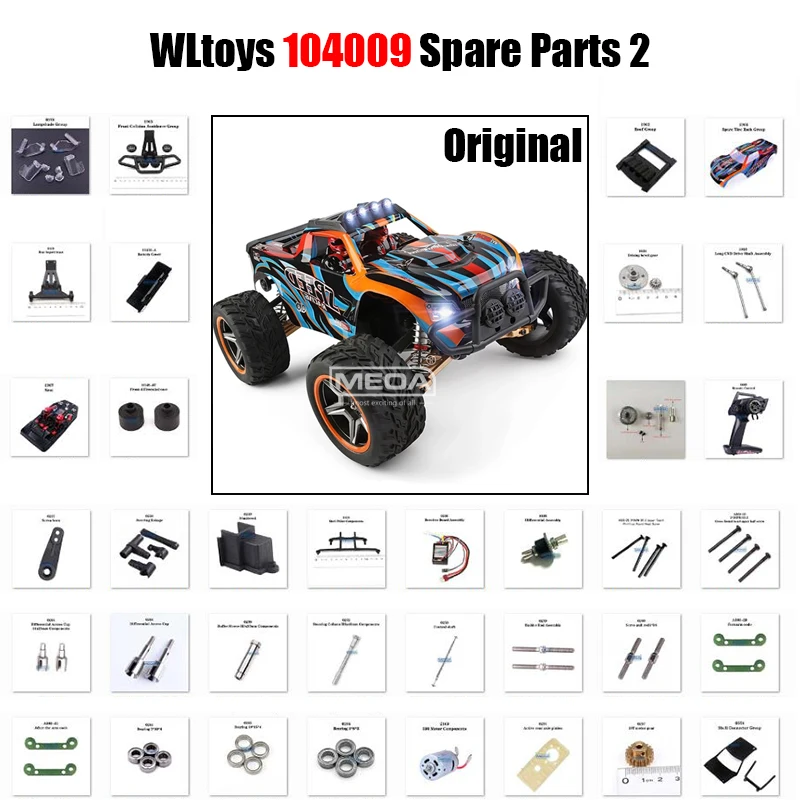 WLtoys 104009 1/12 RC Car Original Spare Parts Transmission Shaft Screw Bearing Motor Gear Anti-Collision Component Tire Parts 2
WLtoys 104009 1/12 RC Car Original Spare Parts Transmission Shaft Screw Bearing Motor Gear Anti-Collision Component Tire Parts 2