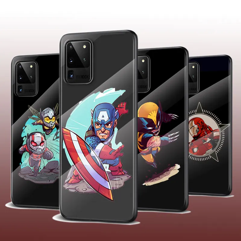 Tempered Glass Cover Marvel Art Cartoon For Samsung Galaxy S21 Ultra Plus 5G M51 M31 M21 Phone Case
Tempered Glass Cover Marvel Art Cartoon For Samsung Galaxy S21 Ultra Plus 5G M51 M31 M21 Phone Case