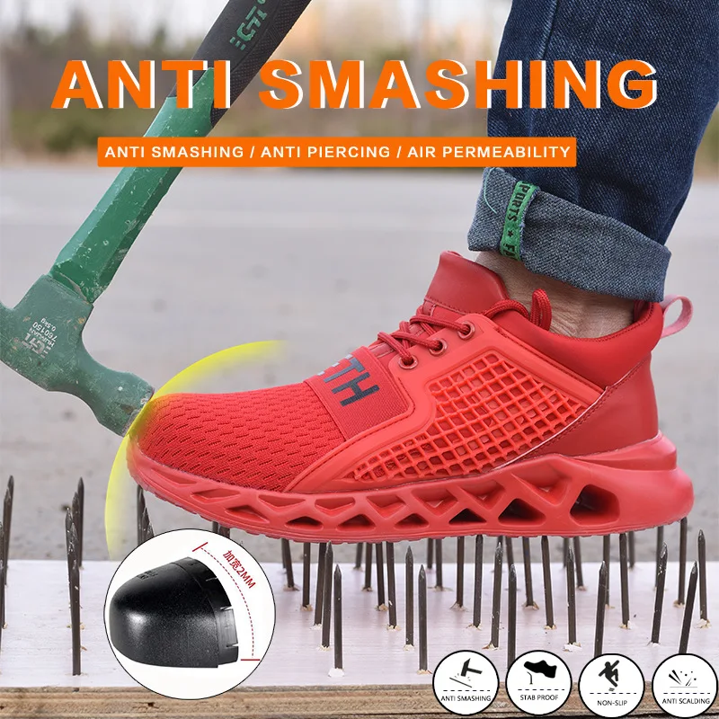 Indestructible Summer Work Shoes, Breathable Sports Shoes, Puncture-Proof Safety Boots, Smash-Proof Steel Work Shoes, Toe Shoes
Indestructible Summer Work Shoes, Breathable Sports Shoes, Puncture-Proof Safety Boots, Smash-Proof Steel Work Shoes, Toe Shoes