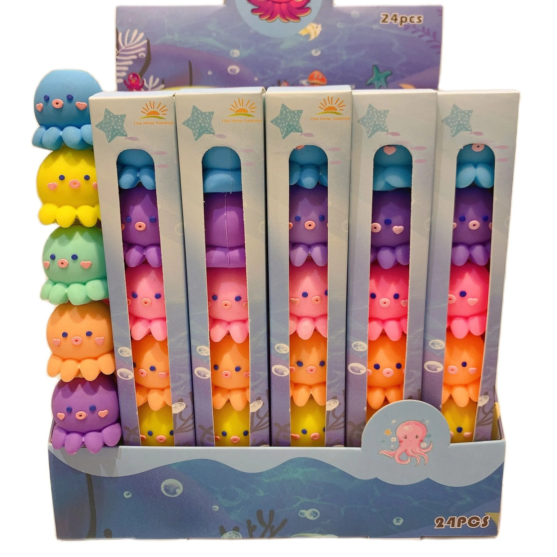 24box/lot Stationery wholesale Fluorescent Scribble Pen Creative Gift Cute Octopus Pen Graffiti Student School Supplies
24box/lot Stationery wholesale Fluorescent Scribble Pen Creative Gift Cute Octopus Pen Graffiti Student School Supplies
