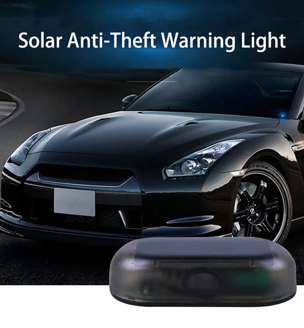 Car Alarm LED Lights Security System Warning Light Flash Caution Fake Solar Power Simulation Anti-Theft Lamp Luz Car Accessories
Car Alarm LED Lights Security System Warning Light Flash Caution Fake Solar Power Simulation Anti-Theft Lamp Luz Car Accessories