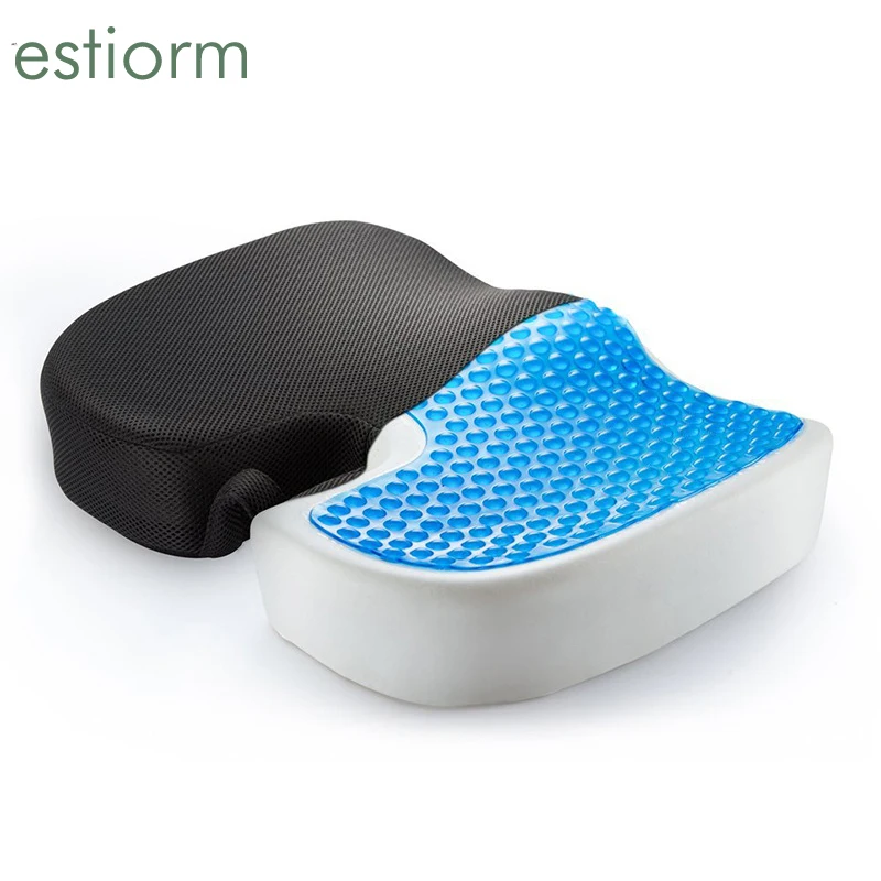 Comfort Gel Memory Foam Seat Cushion - Orthopedic Coccyx Office Chair Car Seat Cushion for Tailbone,Sciatica & Back Pain Relief
Comfort Gel Memory Foam Seat Cushion - Orthopedic Coccyx Office Chair Car Seat Cushion for Tailbone,Sciatica & Back Pain Relief