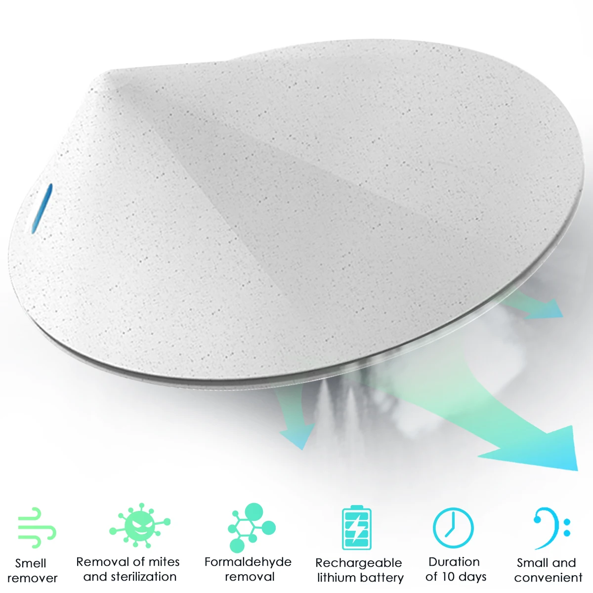 Portable Mini Air Purifier USB Rechargeable Ozone Generator Odor Removal for Small Space Wardrobe Closetportable
Portable Mini Air Purifier USB Rechargeable Ozone Generator Odor Removal for Small Space Wardrobe Closetportable