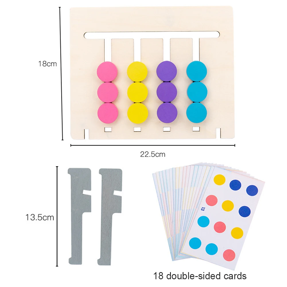 Four-Color Animal Double Sided Matching Game Logical Reasoning Training Kids Educational Toys Children Wooden Toy Montessori Toy
Four-Color Animal Double Sided Matching Game Logical Reasoning Training Kids Educational Toys Children Wooden Toy Montessori Toy