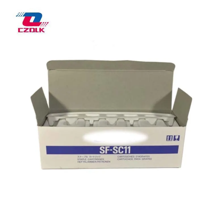 1box(3pcs) New Original SF-SC11 Staple Cartridge Box of 3 for Sharp AR250/280/285/286/287 ARM280/350/450/550/620/400
1box(3pcs) New Original SF-SC11 Staple Cartridge Box of 3 for Sharp AR250/280/285/286/287 ARM280/350/450/550/620/400