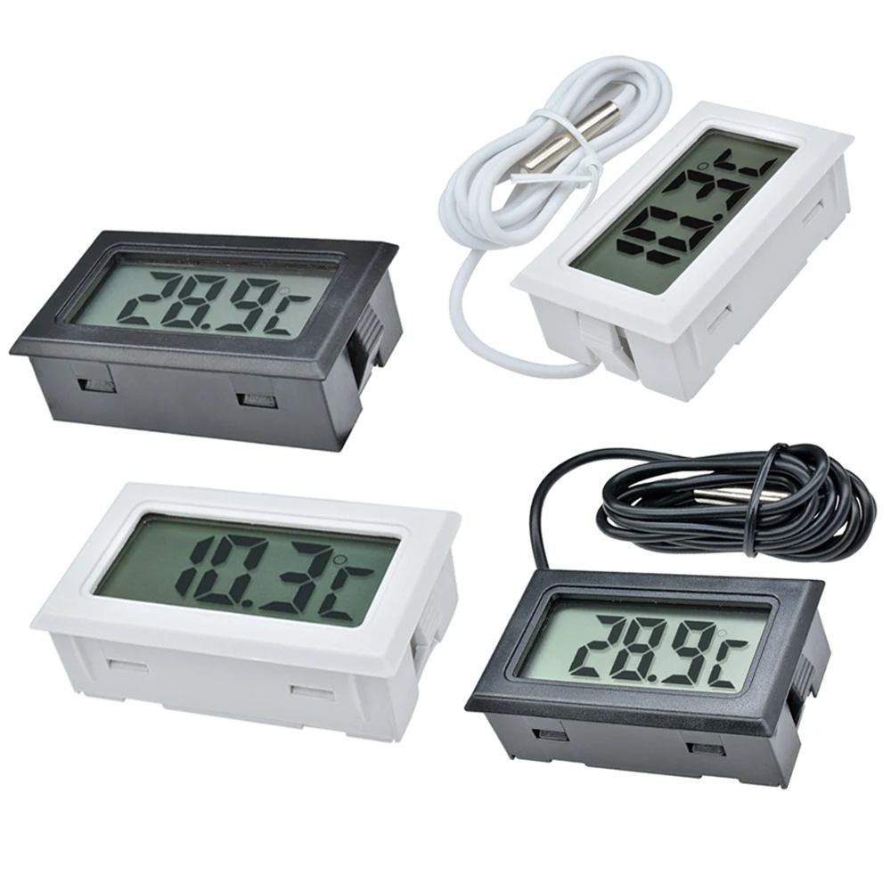 

Probe Fridge Freezer Thermometer Sensor FY-10 Mini Digital LCD Thermometer Thermograph For Aquarium Refrigerator KitChen Bar Use