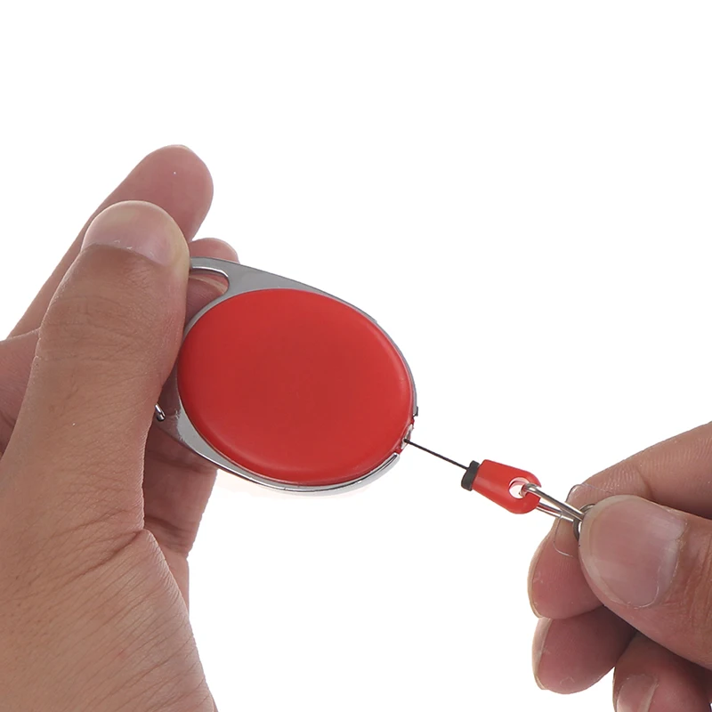 Retractable Reel Pull Key ID Card Badge Tag Clip Holder Carabiner Style Black keychain 10*3cm
Retractable Reel Pull Key ID Card Badge Tag Clip Holder Carabiner Style Black keychain 10*3cm
