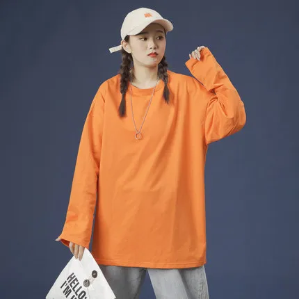 Women's all-match long-sleeved women's top loose ins tide Korean style early autumn bottoming
Women's all-match long-sleeved women's top loose ins tide Korean style early autumn bottoming