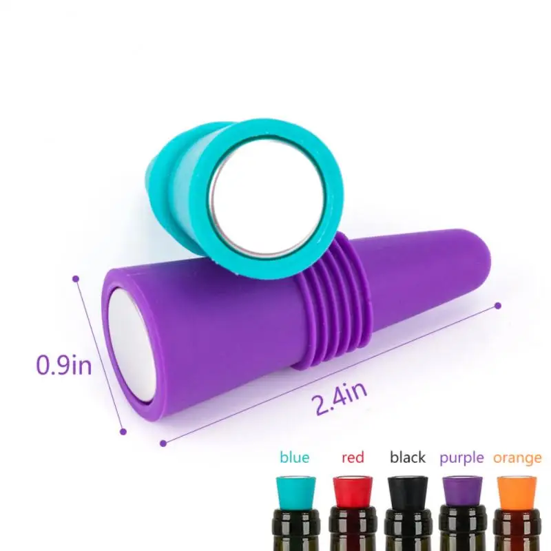 1/5 Pcs Wine Bottle Stopper Silicone Reusable Vacuum Sealed Champagne Wine Bottle Stopper Cap Kitchenware Bar Tools
1/5 Pcs Wine Bottle Stopper Silicone Reusable Vacuum Sealed Champagne Wine Bottle Stopper Cap Kitchenware Bar Tools