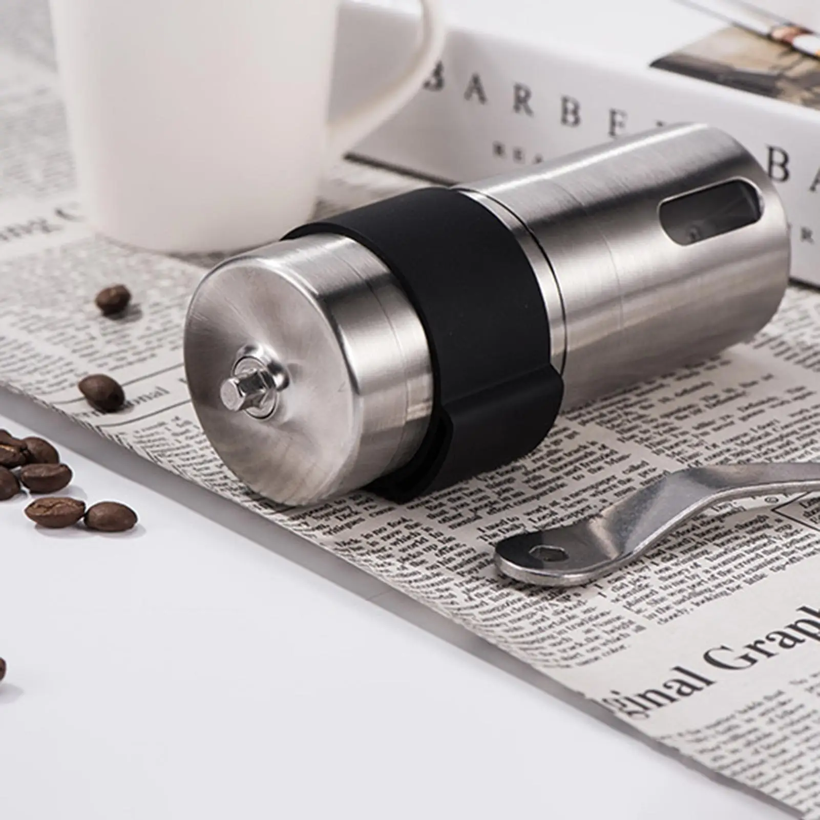 Large Creative Stainless Steel Kitchen Manual Hand Crank Bean Coffee Grinder
Large Creative Stainless Steel Kitchen Manual Hand Crank Bean Coffee Grinder