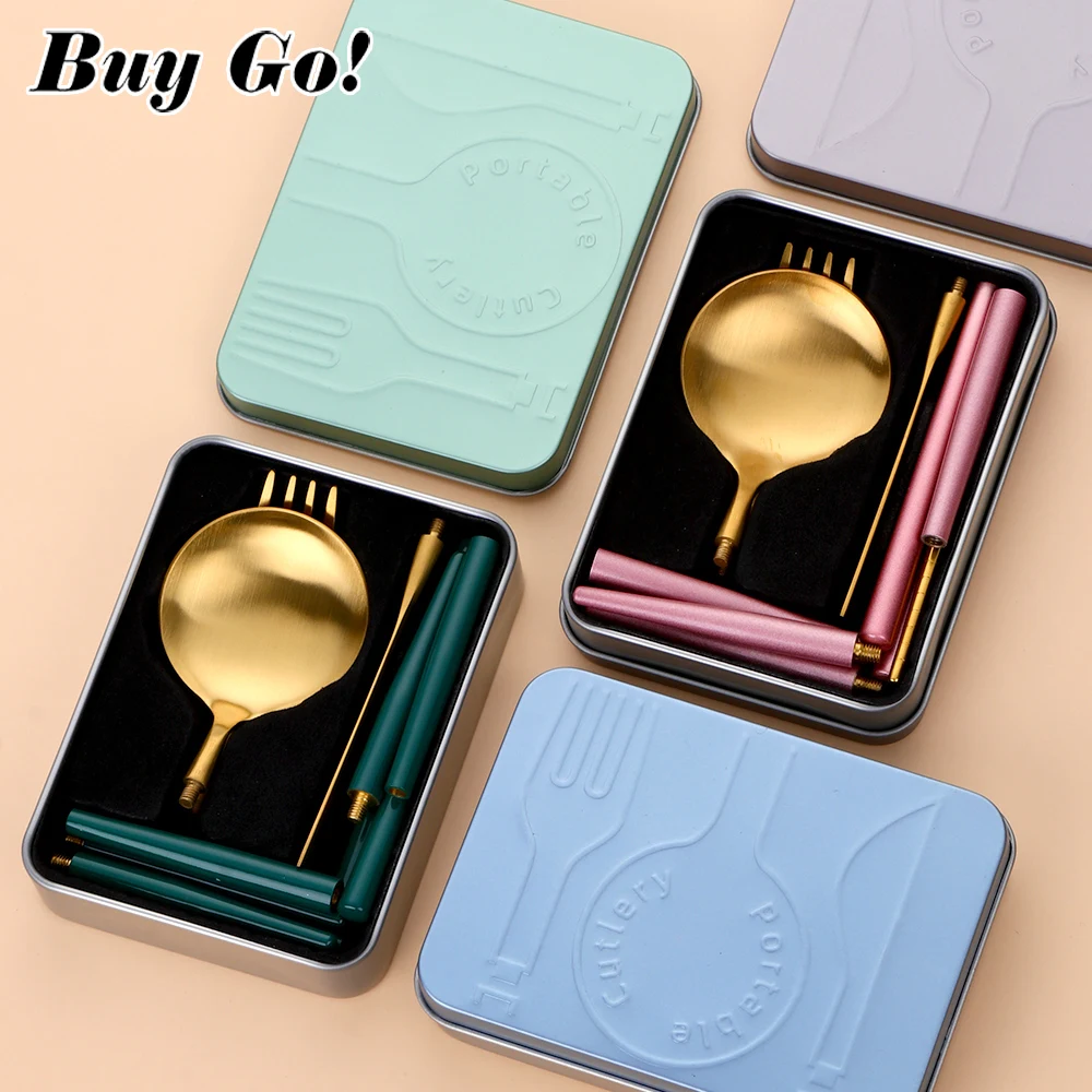 5PCS Stainless Steel Detachable Type Portable Cutlery Tableware Set Gold Western Dinnerware Kitchen Fork Spoons Knives Set
5PCS Stainless Steel Detachable Type Portable Cutlery Tableware Set Gold Western Dinnerware Kitchen Fork Spoons Knives Set