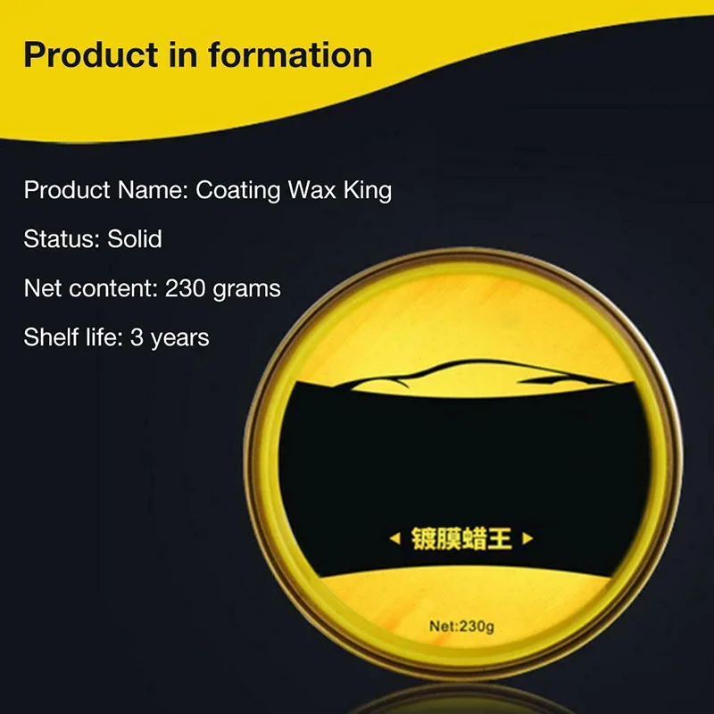 Hot Car Coated Wax King Brazil Palms Wax Hand-fixing High Water Splashing Crystal Wax JLD
Hot Car Coated Wax King Brazil Palms Wax Hand-fixing High Water Splashing Crystal Wax JLD