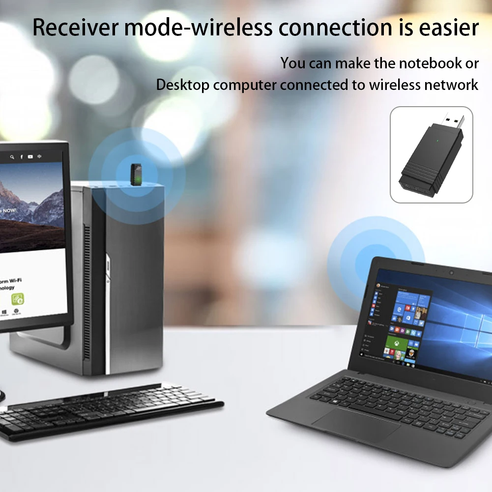 1200Mbps Portable ABS WIFI Dual Band Universal Desktop USB Wireless Adapter Fast Transmission High Speed Black Network Card
1200Mbps Portable ABS WIFI Dual Band Universal Desktop USB Wireless Adapter Fast Transmission High Speed Black Network Card